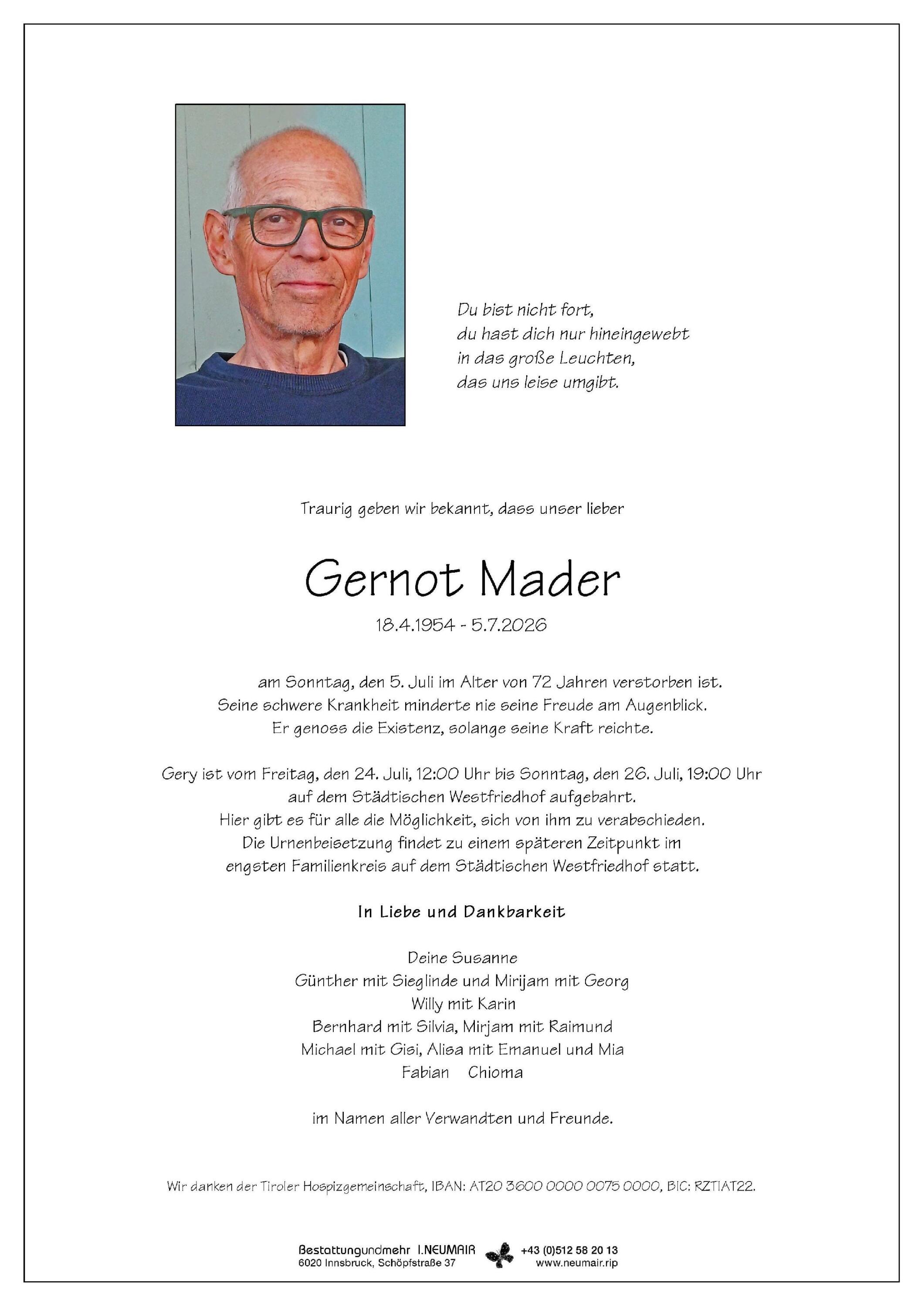 Gernot Mader